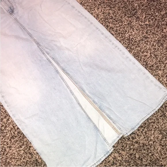 Universal Thread High Rise High Slit Soft Denim Maxi Skirt Size 6 | NWOT! - Picture 5 of 9